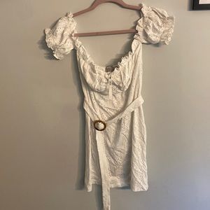 ⭐️ 2/$10 - ASOS white lace dress